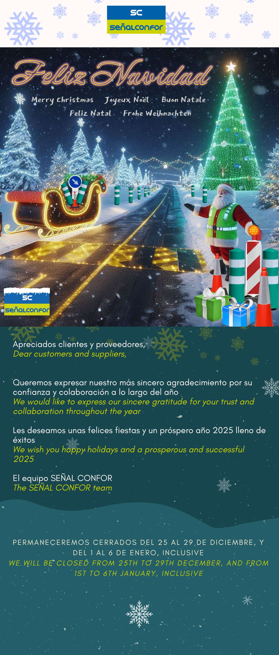 SENALCONFOR.COM - FROHE WEIHNACHTEN