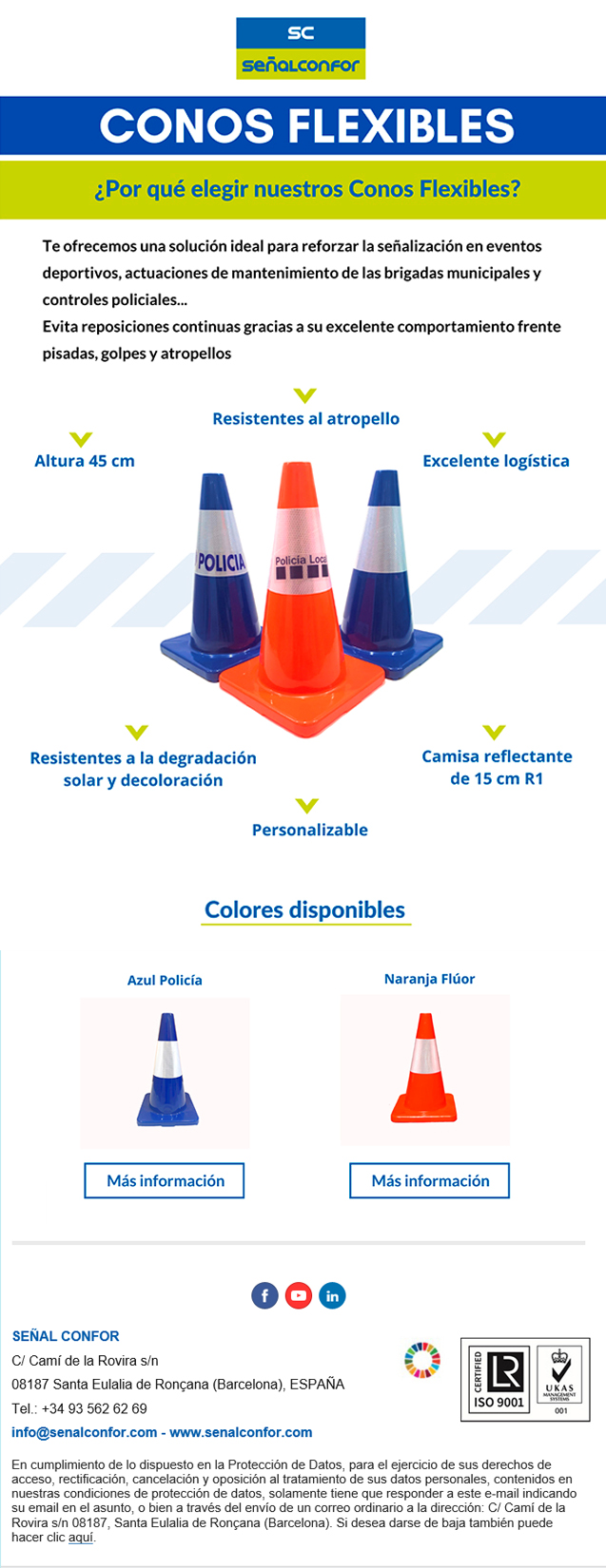 SENALCONFOR.COM - CONOS FLEXIBLES